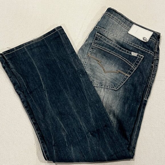 Buffalo By David Bitton KING Jeans Men’s 36x29 Blue Denim Boot Cut Pants
